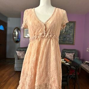 Pinky Soft Pink Lace Garment